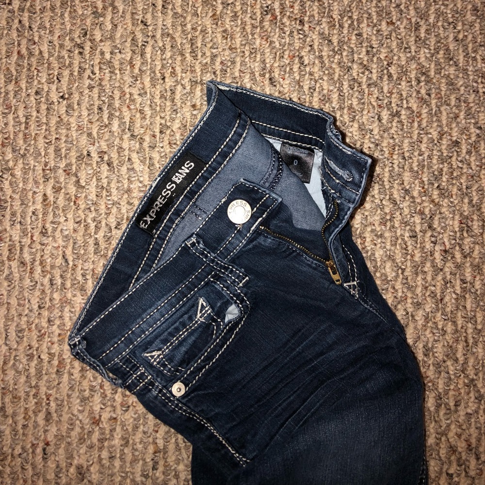 Express Skinny Jeans / No Holes